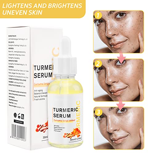 Turmeric Dark Spot Corrector Serum, Turmeric Repair Face Serum, Bright