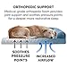 Furhaven Pet Dog Bed | Orthopedic Faux Fur & Velvet Traditional Sofa-Style Living Room Couch Pet Bed w/ Removable Cover for Dogs & Cats, Harbor Blue, Mediumthumb 4
