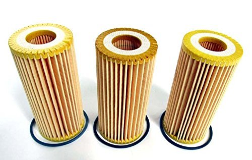 2015-2016 VW Volkswagen Golf GTI Set Of 3 Oil Filter Replacements GENUINE OEM BRAND NEW