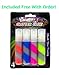 12 Color Glitter Glue Set Includes 6 Classic Colors + 6 Neon Colors! (4oz - 120 ml Bottles)
