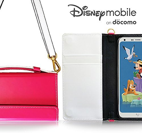 まとめ買い商品 Mobile On Disney Lg ドコモ Dm 01k カバー ケース Charon 携帯カバー Simフリー モバイル スマホケース 手帳型 ディズニー カバー ショルダー ホットピンク カバー 全機種対応 人気 首かけストラップ Lg スマホ 本革 レザー ブランド B079tngt
