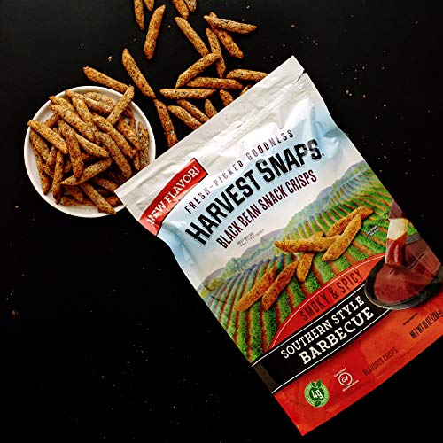 Harvest Snaps Southern Style Barbecue Black Bean Snack Crisps, Gluten