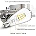 CRLight 6W 5000K LED Edison Bulb Daylight White, 700LM 70W Incandescent Equivalent, Replace 12W Compact Fluorescent CFL Bulbs, E26 Base ST64 Antique Clear Glass Dimmable LED Filament Bulbs, Pack of 3