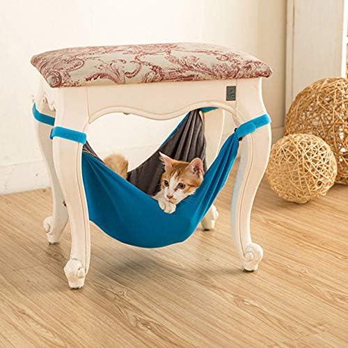 weijij Cat Ferret Hammock Hanging Bag Chair Comfortable Pet Mat Adjustable Warm Cover Pet Sleeping Hammock Blanket Christmas
