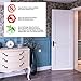 IDEALCRAFT Door Draft Stopper, Under Door Seal Strip, Energy Efficient Door Weather Stripping,Suitable for Gap Under 1 Inch, 2