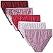 Just My Size Women's 5 Pack Cotton Hi Cut Assorted Panty, 10