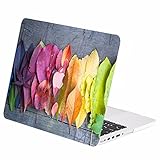 TOP CASE - Retina 15-Inch Autumn Spectrum Graphic Rubberized Hard Case Cover Compatible with Apple MacBook Pro 15
