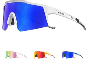 KAPVOE Kids Baseball Glasses Polarized Sports Sunglasses Boys Girls Youth Cycling Shades Running Softball UV400 Age 6-14