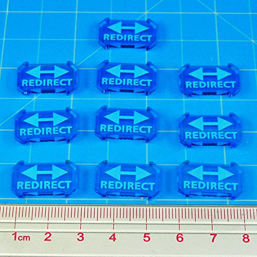SW: Armada, Redirect Defense Tokens, Fluorescent Blue (10)