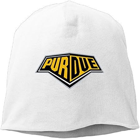 Caromn Purdue University Logo Beanies Skull Ski Cap Hat White