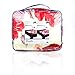 JYK 10 lbs King Ultra Silky Heavy Thick Korean Mink Bed Blanket, Two-Ply Printing Reversible (Flower&Red)