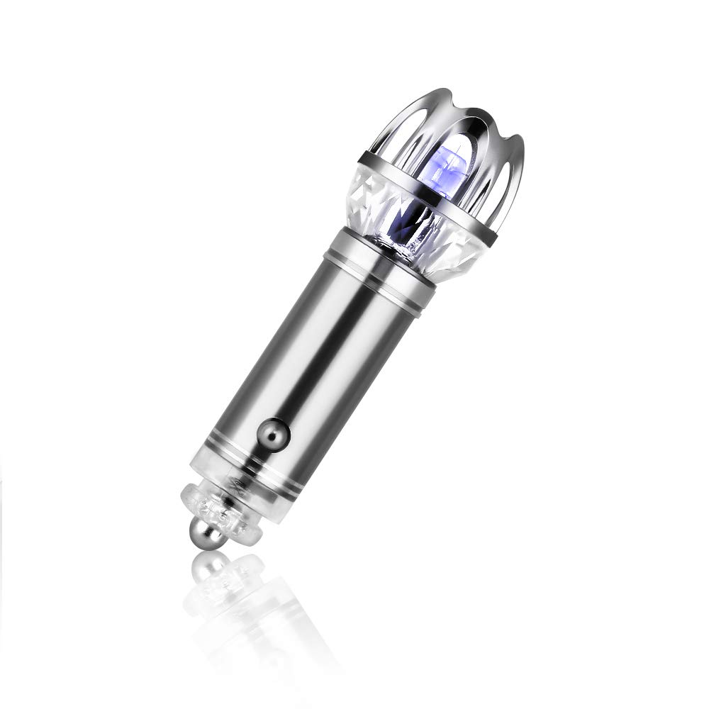 VADIV Purificador de Aire Coche Iónico, Desodorante Purificador Ionizador Elimina Pollen Humo Mal Olor Fumar Ideal para Automóvil o RV y Coche Regalo (sin Perfume)