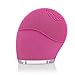 Carejoy Electric facial cleansing brush Vibration Recharging silicone face scrubber washing safer and cleaner Can be used in the shower