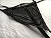 LALAGEN Women's Lace Sheer Strappy Deep V Neck Sexy Plus Size Lingerie Set Black XL