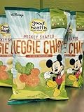 Disney Mickey Shaped Veggie Chips Vegetables 1 Big Bag 6.75oz Mickey Mouse 130 Calories for 35 Chips Kids Fun Healthy Snack