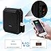 Voice Amplifier with Lapel Mic/Microphone Headset-18W IPX5 Waterproof Megaphone Speaker Pa System, Bluetooth 5.0 Portable Microphone and Speaker for Teachers Elderly Tour Guide 800