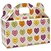 Gift Boutique Valentine’s Day Treat Boxes 48 Pack Cardboard Hearts Goody Bag Cookie Holder Classroom Crafts Supplies Party Favors 4 Designs Measures: 6.2 x 3.5 x 3.5 Inches