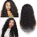 4x4 Lace Closure Wig Water Wave Human Hair Wigs Lace Front Wig Silk Top Lace Free Part Water Wave Glueless Free Part With Baby Hair Blend Brazilian Unprocessed Human Hair Wet And Wavy 22 Inch
