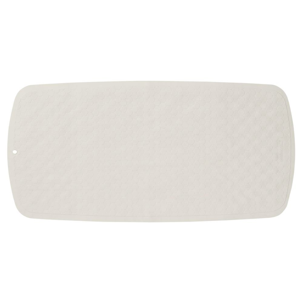 Sealskin Rubelle Anti-Slip Mat, Rubber, White, 37 x 0.4 x 75 cm