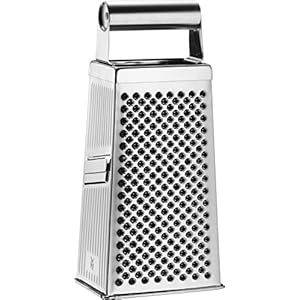 WMF 0644419990 Rasp met vierkante rasp, 8 x 24 cm, rasp met 4 raspoppervlakken, ideaal als aardappelrasp, komkommer…