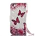 iPhone SE/5S Case, [Shock Absorbent] PU Leather Kickstand Wallet Cover Durable Flip Carrying Case with Magnetic Closure Birthday Gift for Girlfriend Boyfriend for Apple iPhone SE/5S