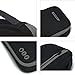 BAGSMART Electronic Organizer Travel Cable Organizer Bag Portable Electronic Accessories Bag for Cable, USB, Black and Grey