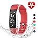 Fitness Tracker HR, Letscom Activity Tracker Heart Rate Monitor Watch, IP67 Waterproof Smart Wristband Calorie Counter Watch Pedometer Sleep Monitor Kids Women Men