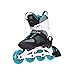 K2 Skate Women's Alexis Pro 84 Inline Skates, White/Blue/Gold, 9