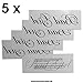 5 x Bad Girl Temporary Tattoo letting in Black - Fetish Kinky Tattoo (5)
