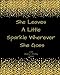 She Leaves A Little Sparkle Wherever She Goes 2019 Weekly and Monthly Planner: Daily Organizer -To D by 