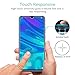[2 Pack] KATIAN Compatible with Huawei P Smart 2019 Screen Protector, HD Clear Protector [Anti-Scratch] [No-Bubble] [Case-Friendly], 9H Hardness Tempered Glass Screen Film for Huawei P Smart (2019)