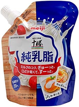 Amazon 生クリーム 北海道十勝純乳脂 明治 0ml 乳脂肪35 ホイップクリーム 生クリーム配合 ママパン 生クリーム 通販