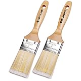 2 Pack - 2" Wide HIGHLINE Premium Bristle Paint Brushes