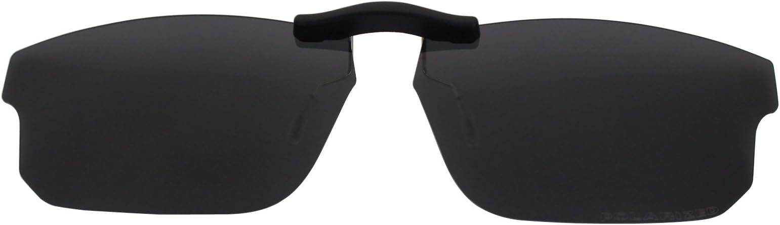 Custom Fit Polarized CLIP-ON Sunglasses For Oakley Voltage (53) OX8049 53X19 Black