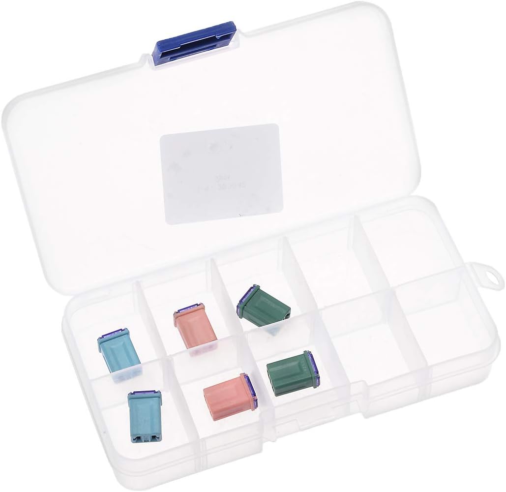 sourcing map Automotive Mini Cartridge Fuse Set 32V 20A 30A 40A Female Terminal for Car Truck Vehicle 6pcs