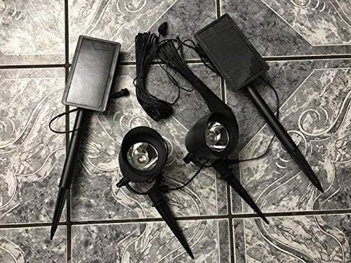 Solar Spotlight 2 Pc. 50 Lumens