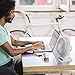 Lasko Personal Table Fan with Storage Tray, 2 Quiet Speeds, Tilt-Back Fan Head for Home Office, Bedroom, 6