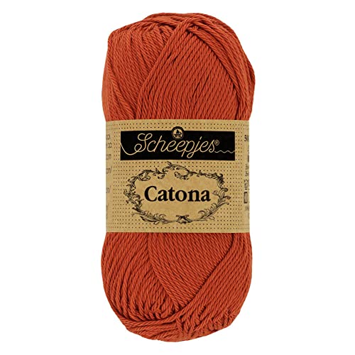 Scheepjes - Scheepjes Catona 388 Rust Yarn - 1x25g