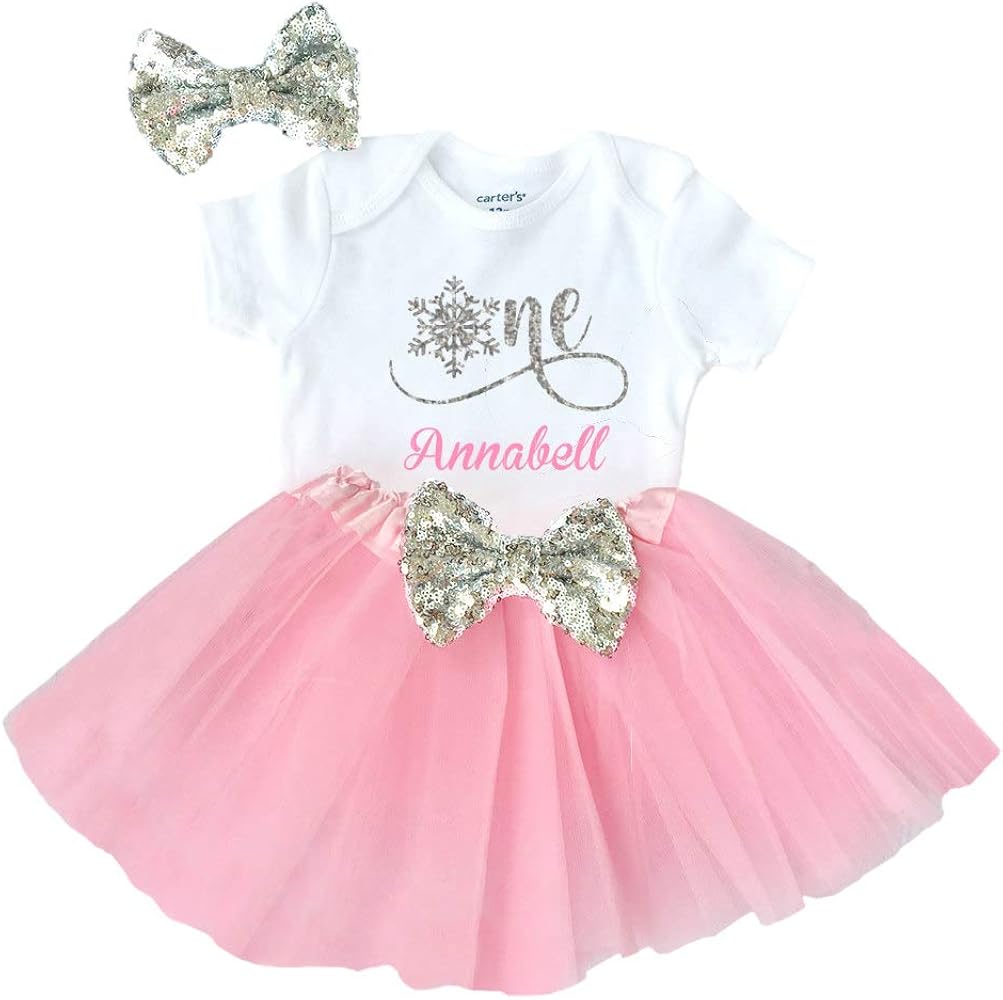 personalised 1st birthday dress