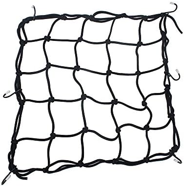 2PCS Premium Bike Bungee Cargo Net - X-thick Cord - 6 Hooks