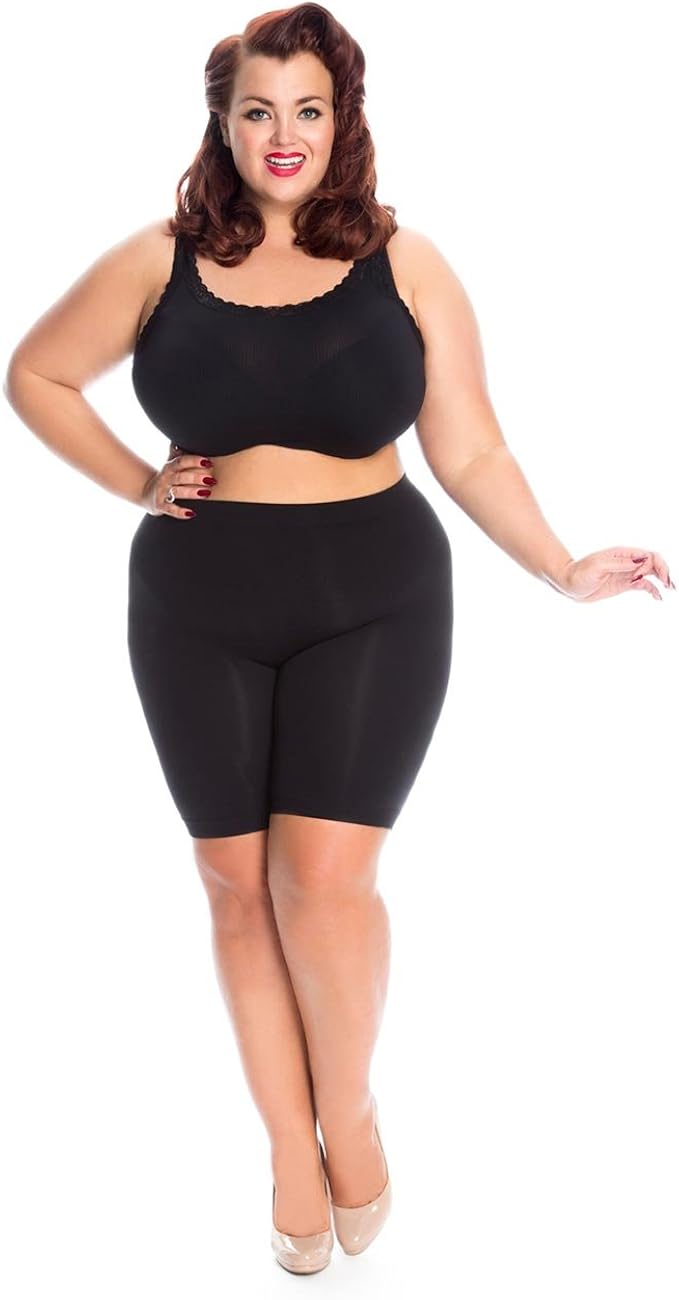 All Woman Plus Size Antichafing Long Leg Panties NO RIDING UP SINGLE PAIR at Amazon Women’s