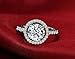 TenFit Jewelry Wedding Ring for Women Silver Ring Engagement Simulated Diamond Ring