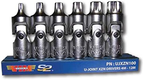 Stubby XZN Triple Square Drivers Set 4mm-12mm 6-Pc