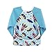 Hi Sprout Infant Toddler Baby Waterproof Sleeved Bib, Bib with Sleeves&Pocket, 6-24 Months (Fantastic Space)