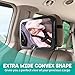 Baby Car Mirror - Jumbo Size Backseat Mirror For Infant Rear Facing Car Seats - Shatterproof & Double Strap Secure Headrest Locking System - Tested For Child Safety