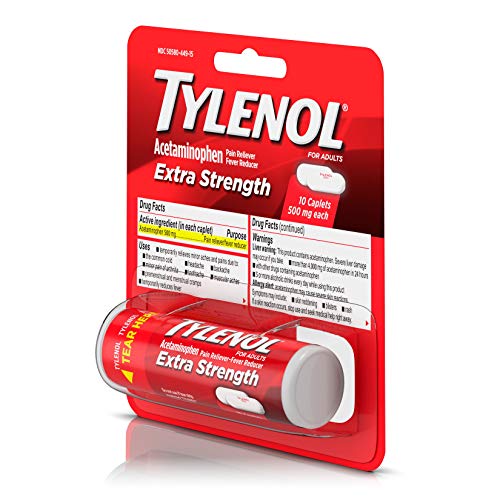 Tylenol Extra Strength Caplets 10 ct - Image 9