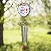 Cardinal Sympathy Wind Chimes - Memorial - Bereavement - When Cardinals Appear Angels are Near Remembrance Message - Measures 18