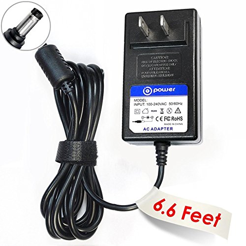 T-Power ( TM ) (6.6ft Long Cable) AC/DC AC Adapter for Yamaha PSR170 PSR-275 PSR-260 PSR260 P/N: PSR170 PSR-275 PSR-260 PSR260 Electronic Digital Piano Midi Keyboard Spare Charger Power Plug Cord