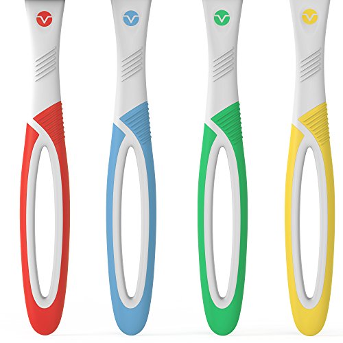 image for Vremi 4 Piece Spatula Set - Colorful Silicone Rubber Baking Spatulas N