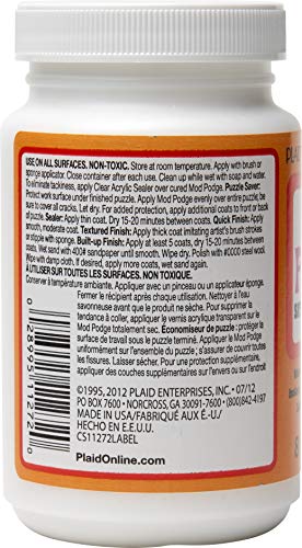 Mod Podge PLCS11272 Water base Sealer, Glue, Satin Finish, 8 oz., Clear